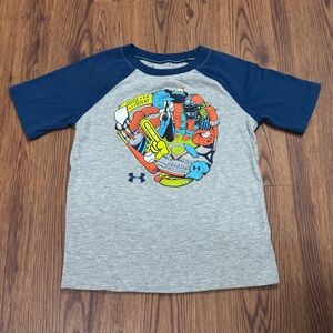 Under Armour baseball Graphic tee size 7